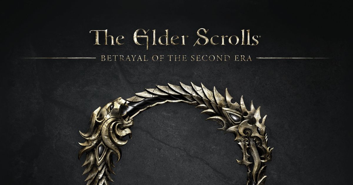 Box art for The Elder Scrolls: Betrayal of the Second Era showing fantasy adventurers